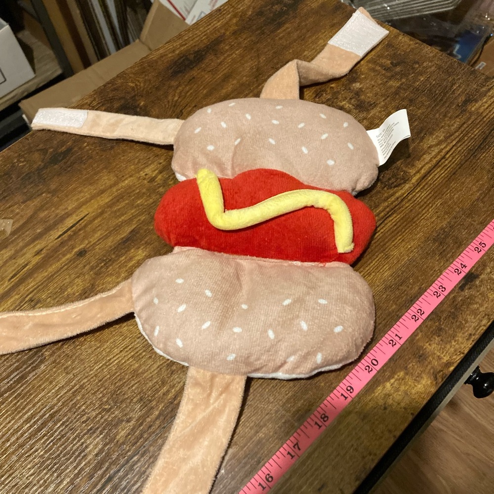 Halloween hot dog costume for dogs